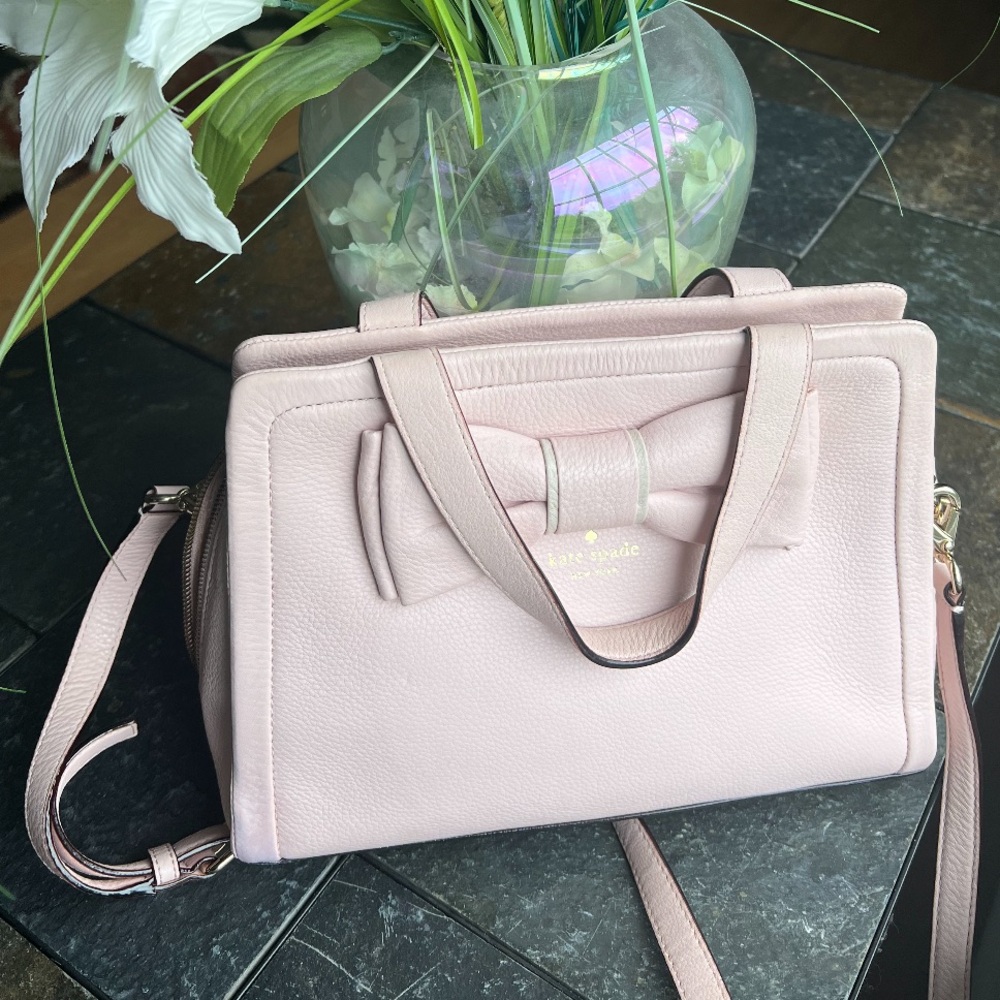 Kate Spade Blush Pink Bow Shoulder Bag/Satchel
